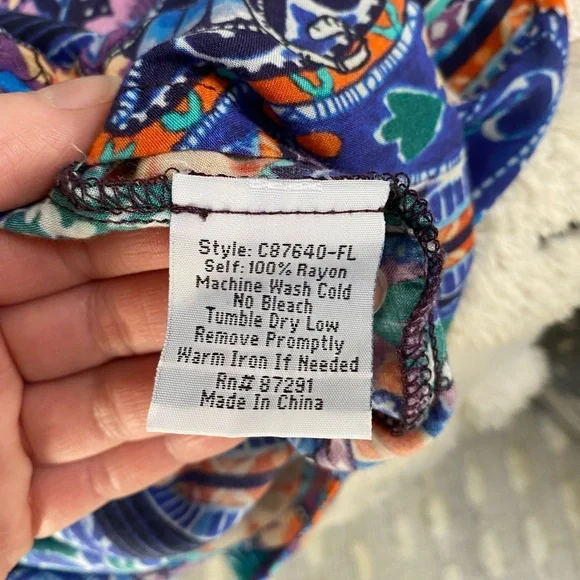 {Johnny Was} Floral Blouse - Picture 6 of 6